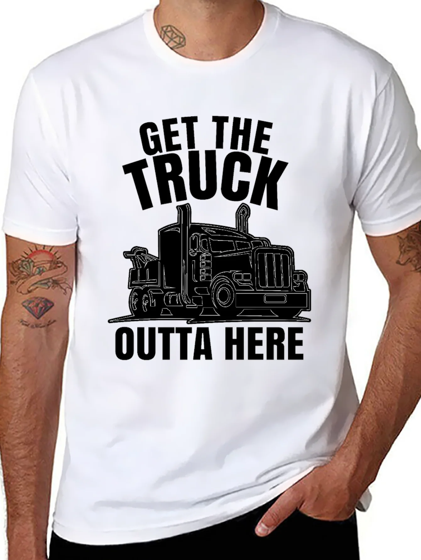 Get the Truck Outta Here Funny T-Shirt