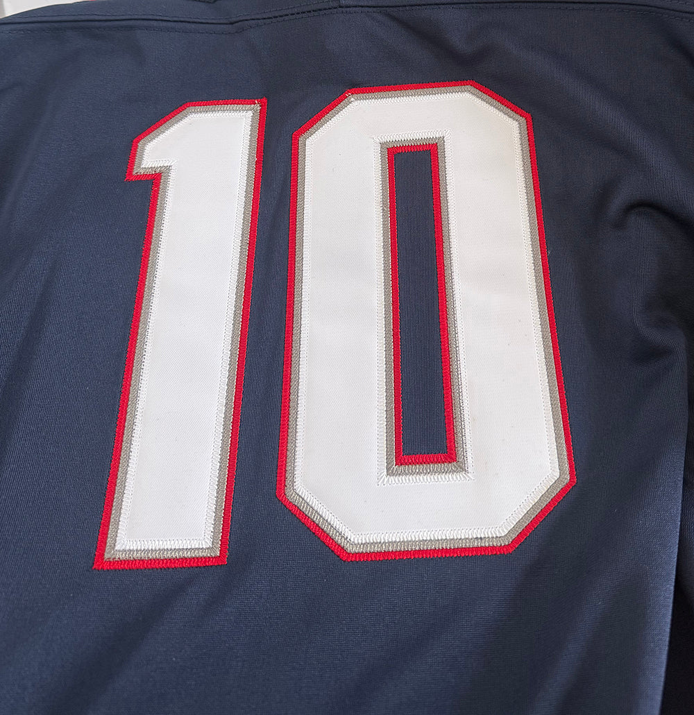 B.Bills #0 Keon Coleman Red Alternate Vapor F.U.S.E. Limited Jersey