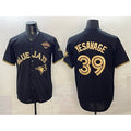 Toronto Blue Jays #39 Trey Yesavage Black Gold MAROU 2025 American League Champions Limited Stitched Jersey