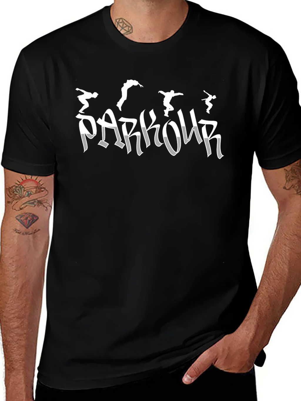 Parkour Graphic Tee - Urban Style T-Shirt
