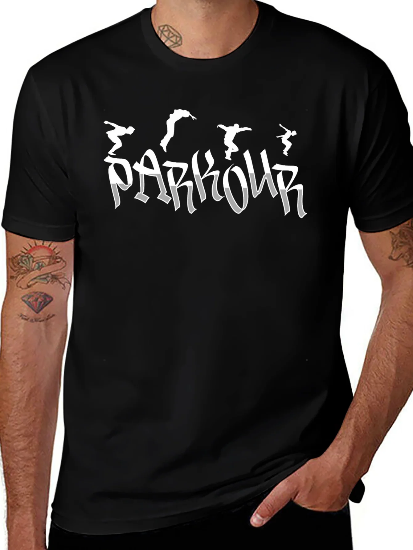 Parkour Graphic Tee - Urban Style T-Shirt