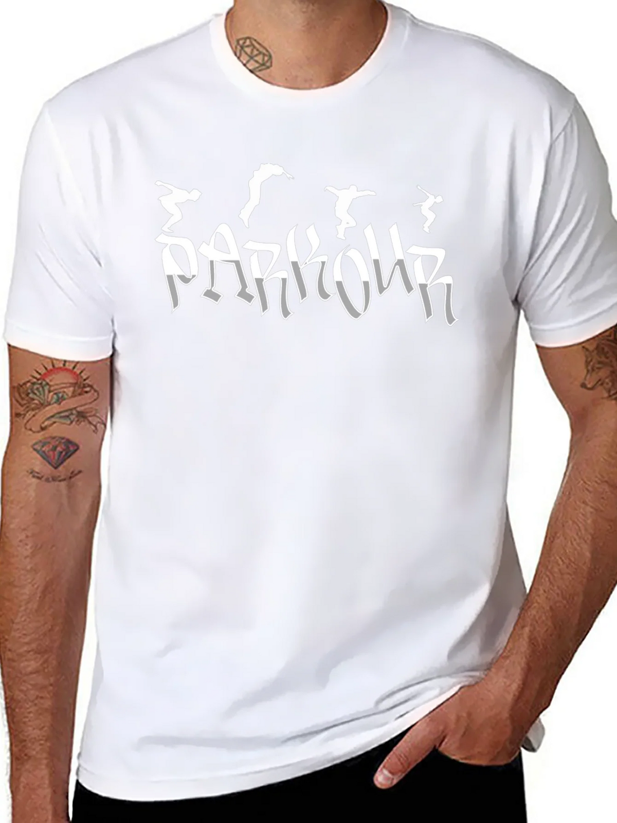 Parkour Graphic Tee - Urban Style T-Shirt