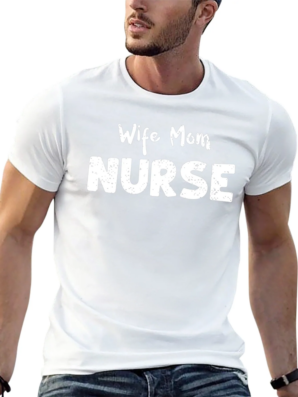 Wife Mom Nurse Graphic T-Shirt - Unisex